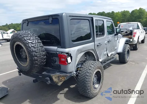 2019 Jeep Wrangler Unlimited Sahara 4X4 z USA, uszkodzony, nr VIN 1C4HJXEN0KW596045